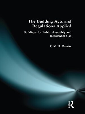 cover image of The Building Acts and Regulations Applied